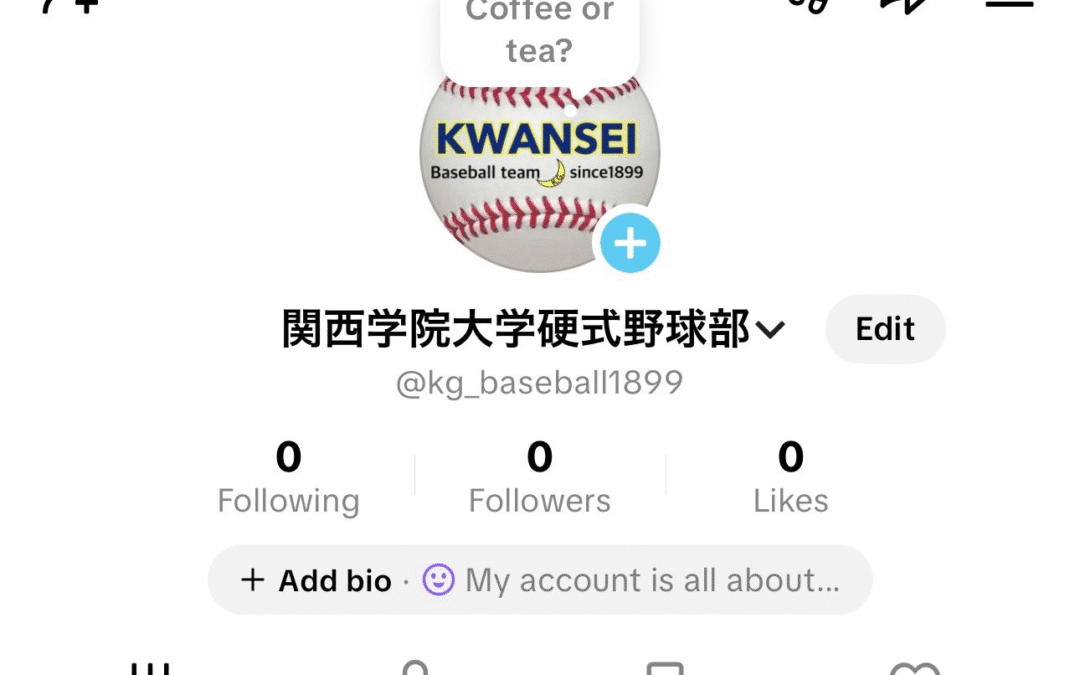 TikTok始めました！！