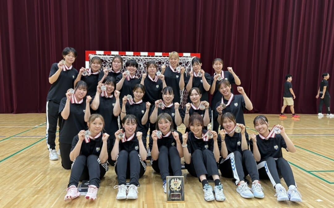 女子ハンドボール部　西カレ準優勝